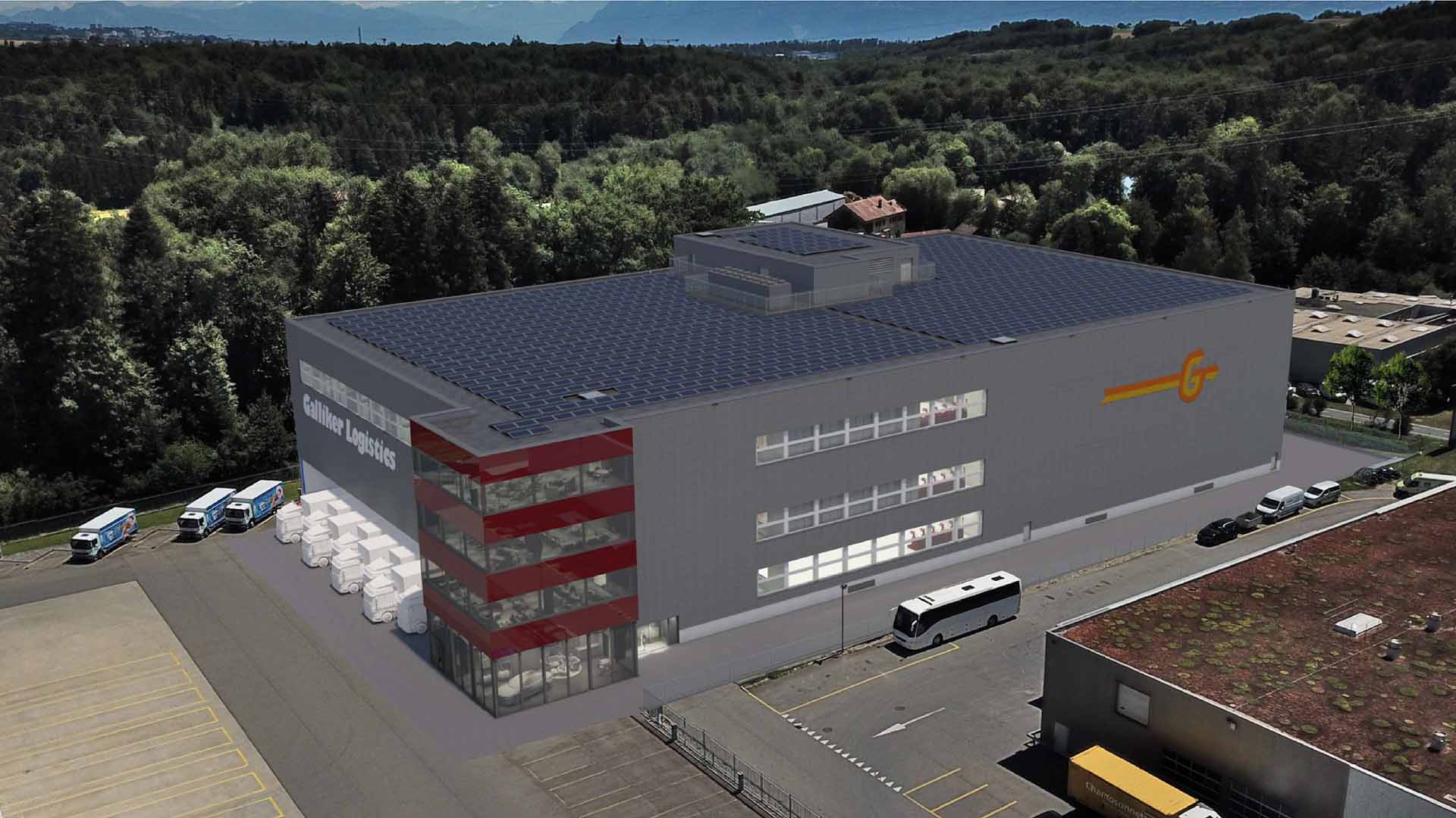 Türfachplanung Galliker Transport LC2 Aclens